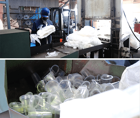 プラスチックリサイクル業